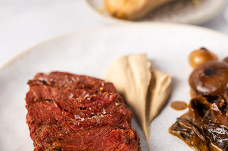 Planted Steak mit Steinpilzen à la crème