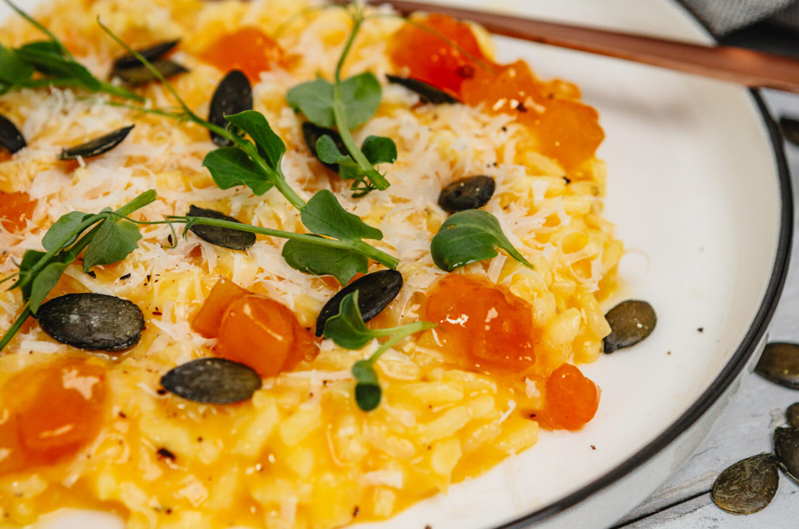 Herbstzeit ist Kürbiszeit: das perfekte Kürbisrisotto für dein Restaurant